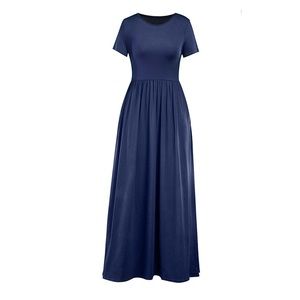 Long Maxi Dress in Navy - Size XXL